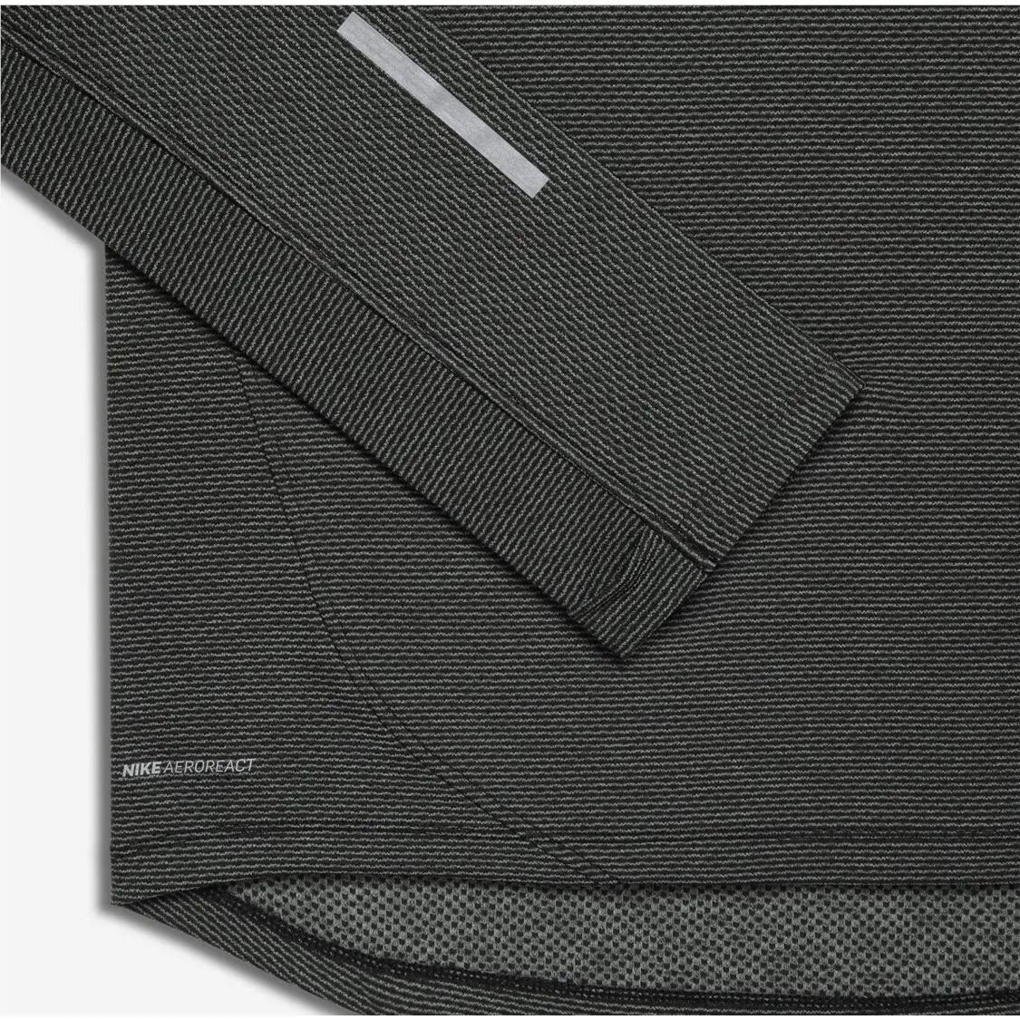 Nike clothing - NIKE AeroReact L/S Cowl Neck Running Training Shirt - 800651 - Black 8