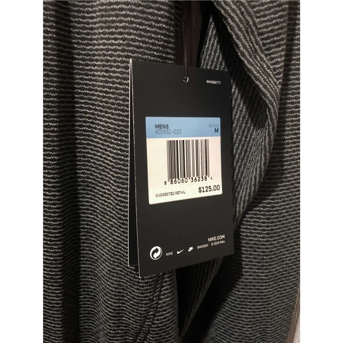 Nike clothing - NIKE AeroReact L/S Cowl Neck Running Training Shirt - 800651 - Black 7