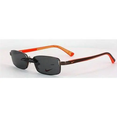 Nike sunglasses - NIKE 5550-47X17 Polarized Clip-On Sunglasses - Grey, Revo Blue Mirrored, and 12 other lens s to choose: REVO Blue Mirrored