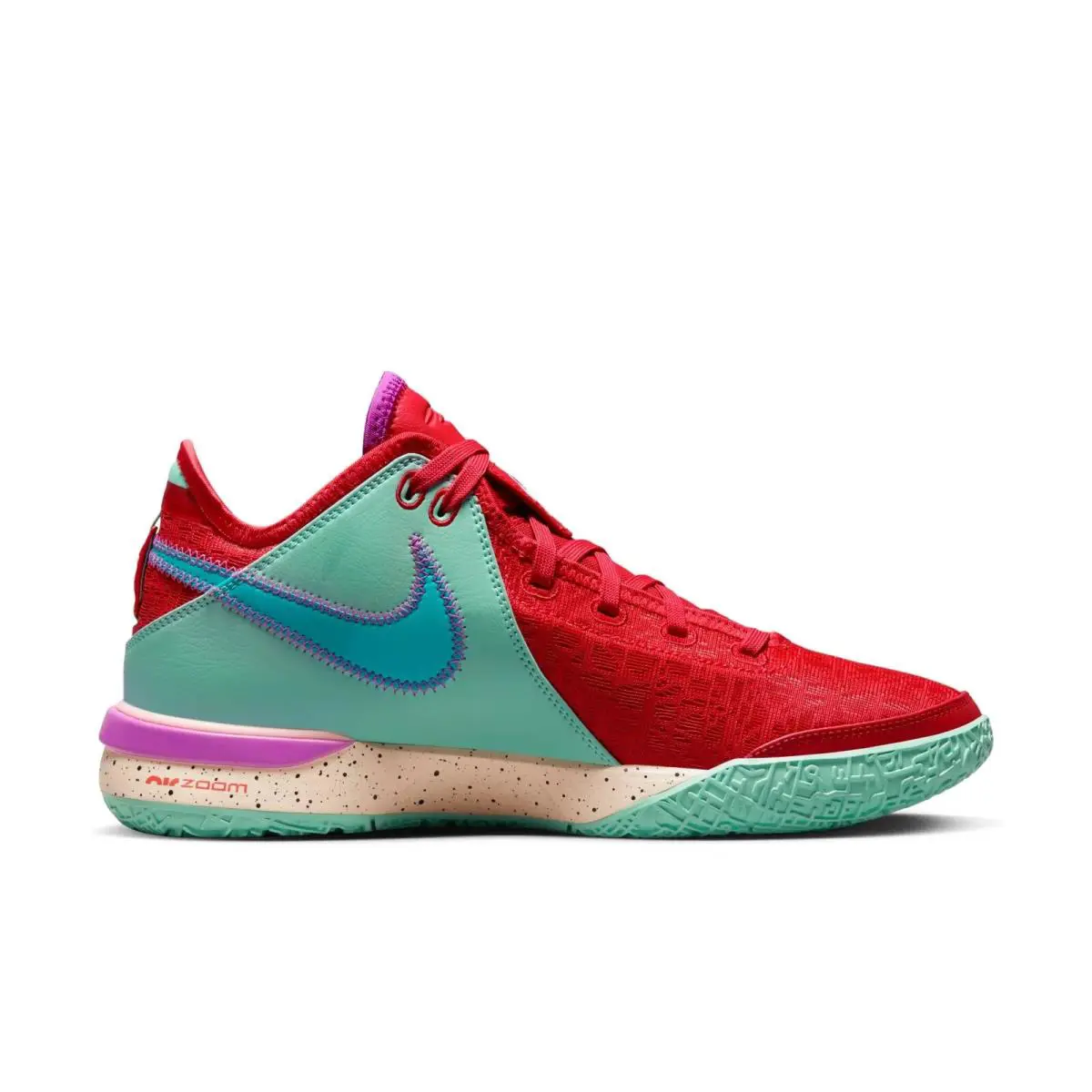 Nike shoes - Nike Zoom LeBron - Zoom LeBron - DR8784-600 - TRACK RED/BLACK TEAL NEBULA 1