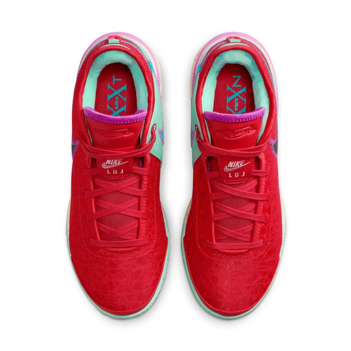 Nike shoes - Nike Zoom LeBron - Zoom LeBron - DR8784-600 - TRACK RED/BLACK TEAL NEBULA 2