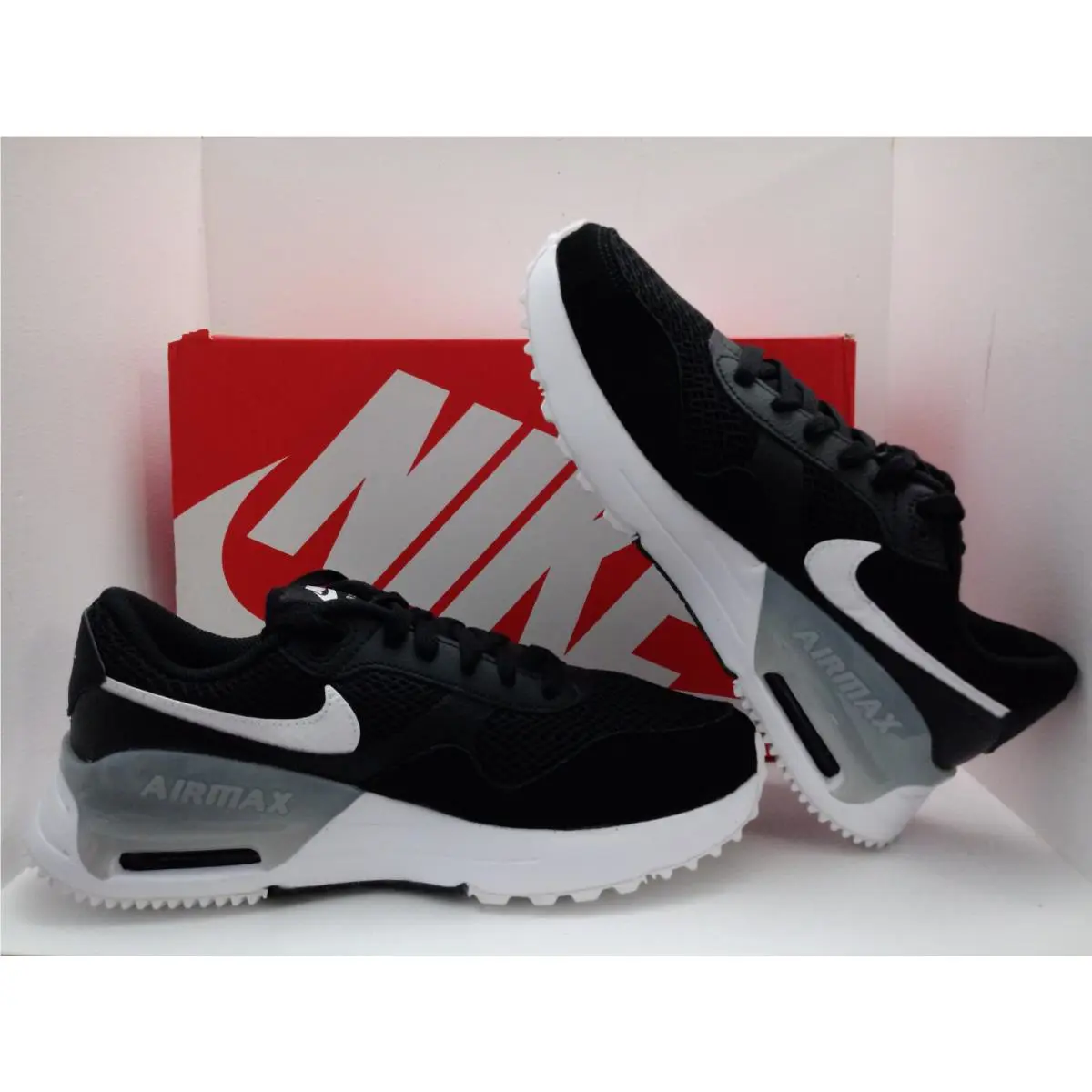 Nike shoes - NIKE AIR MAX SYSTM - AIR MAX SYSTM - DM9538-001 - BLACK/WHITE-WOLF GREY 1