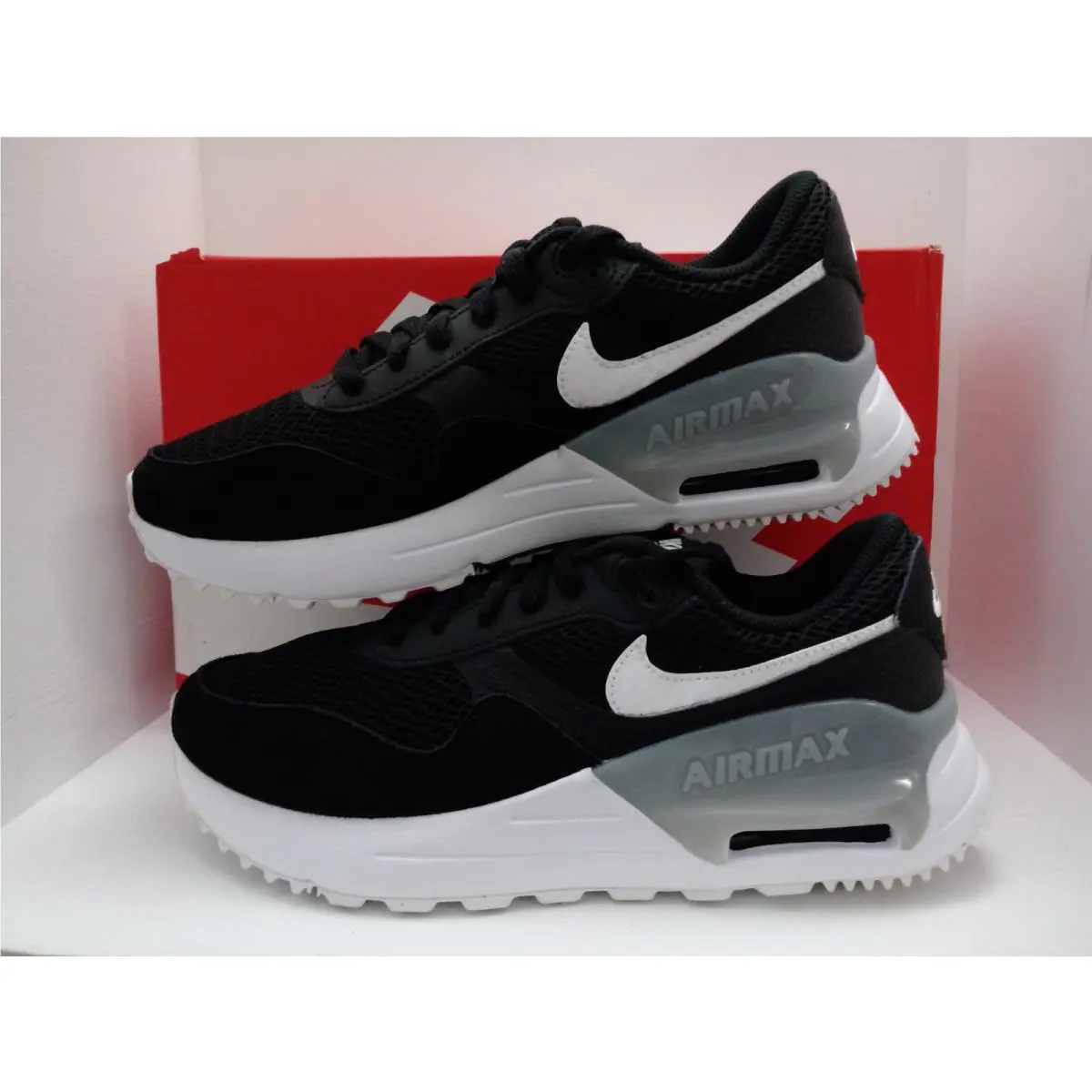 Nike shoes - NIKE AIR MAX SYSTM - AIR MAX SYSTM - DM9538-001 - BLACK/WHITE-WOLF GREY 2