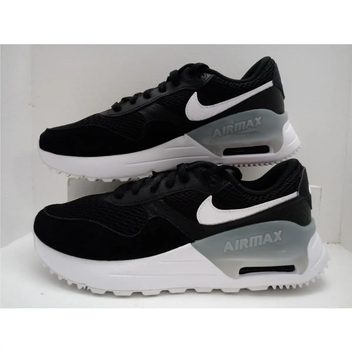 Nike shoes - NIKE AIR MAX SYSTM - AIR MAX SYSTM - DM9538-001 - BLACK/WHITE-WOLF GREY 3