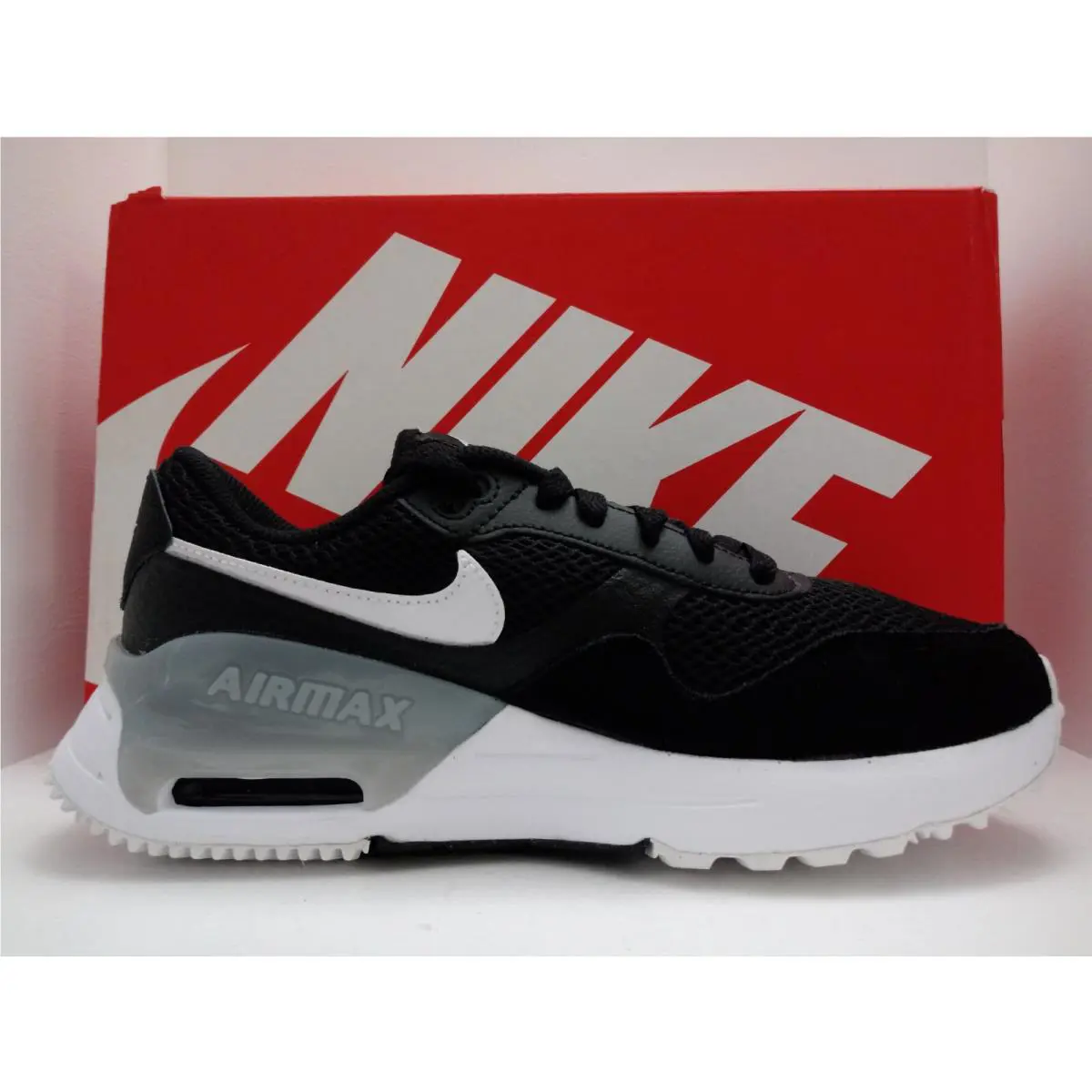 Nike shoes - NIKE AIR MAX SYSTM - AIR MAX SYSTM - DM9538-001 - BLACK/WHITE-WOLF GREY 5