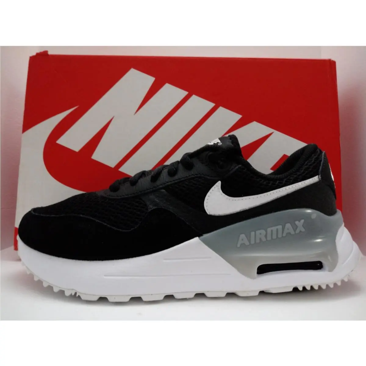 Nike shoes - NIKE AIR MAX SYSTM - AIR MAX SYSTM - DM9538-001 - BLACK/WHITE-WOLF GREY 16