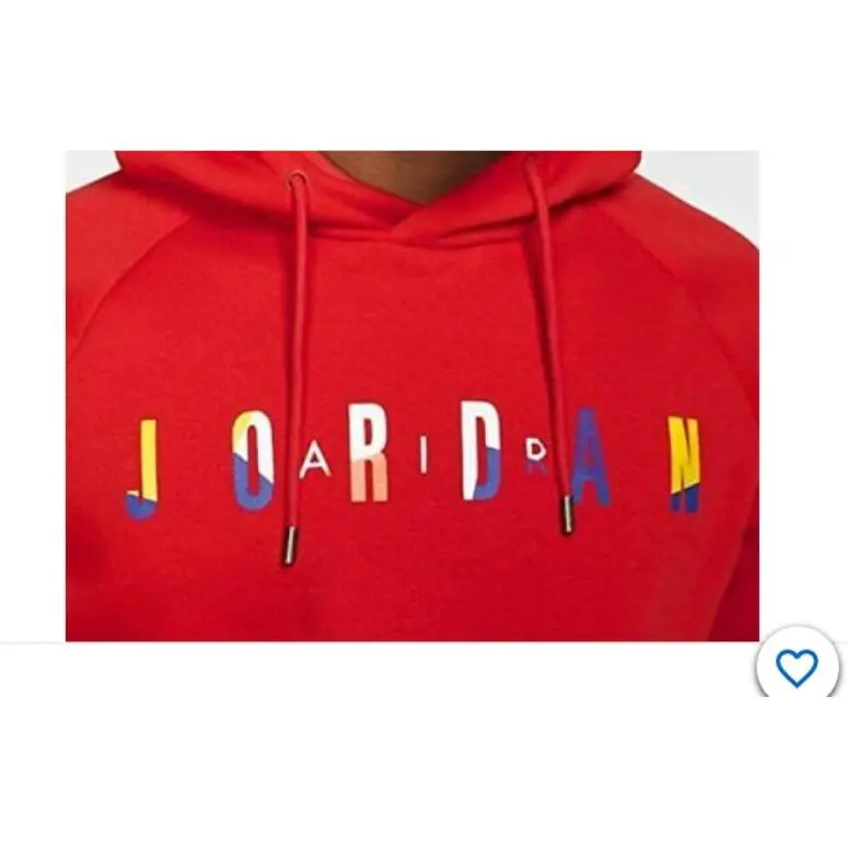 Nike Air Jordan Dna Fleece Pullover Hoodie AT9981-657 - Red