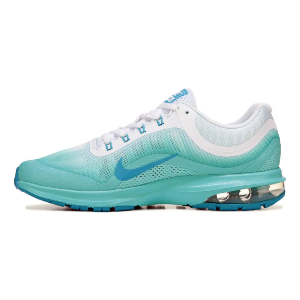 Nike shoes - White/Chlorine Blue/Hyper Turquoise 1