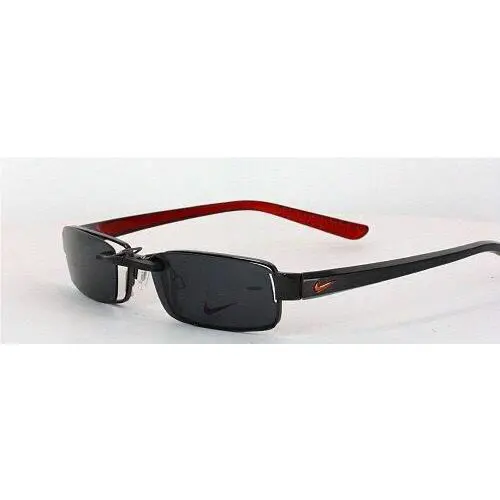 Nike sunglasses - NIKE 8061-50X18 Polarized Clip-On Sunglasses - Grey, Revo Blue Mirrored, and 12 other lens s to choose: REVO Blue Mirrored