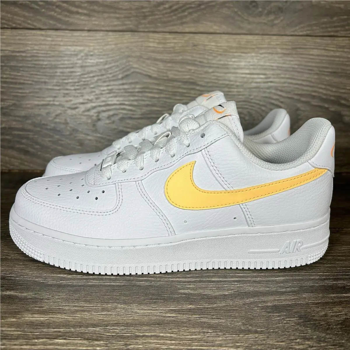Nike shoes - Nike Air Force 1 `07 Low White Yellow - White, Yellow 2