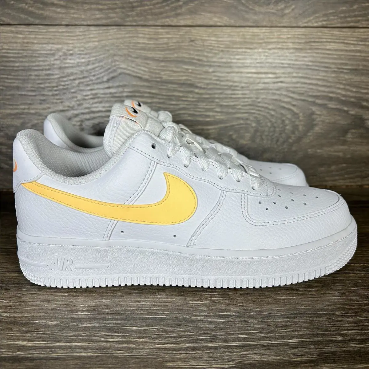 Nike shoes - Nike Air Force 1 `07 Low White Yellow - White, Yellow 8