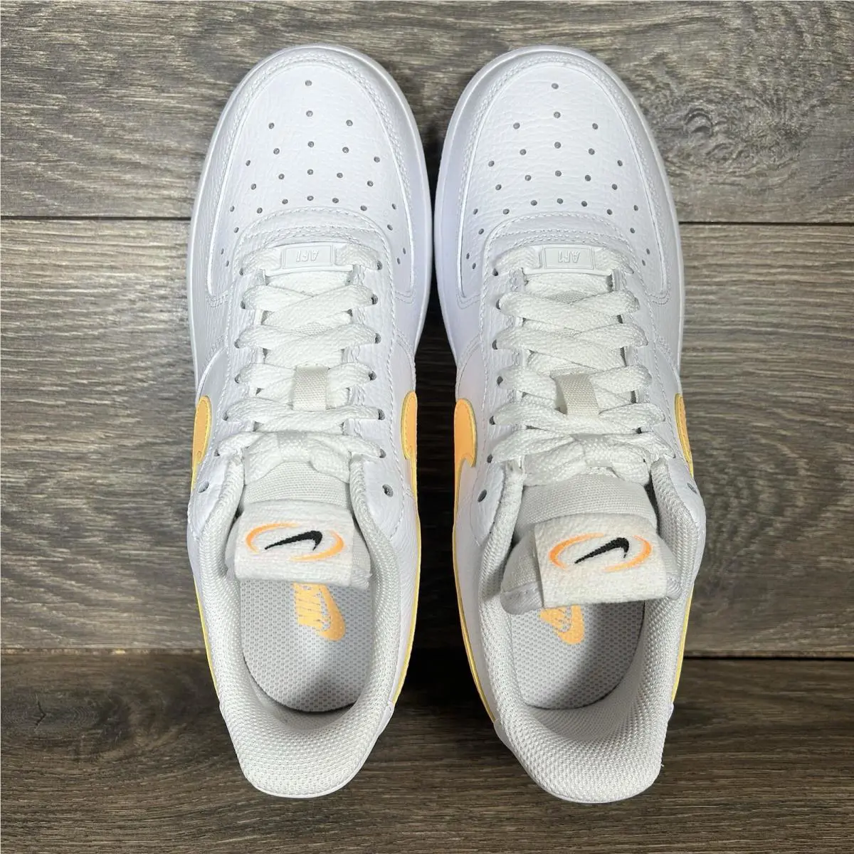 Nike shoes - Nike Air Force 1 `07 Low White Yellow - White, Yellow 12