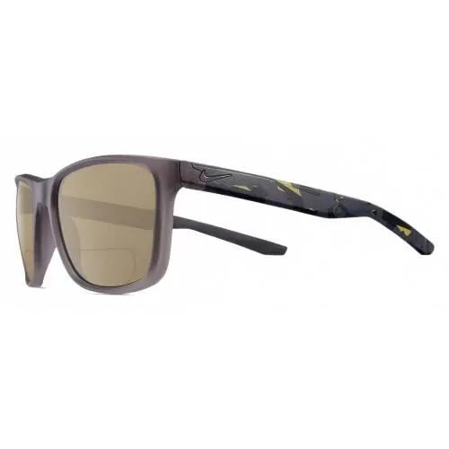 Essent-Endvor-EV1117-010 Unisex Polarized Bifocal Sunglass Grey Black 57 mm Brown by Nike