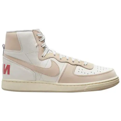 Nike Terminator High BT Be True White Sandrift Beige Red FD8638-100 Men`s 8-10.5 - White