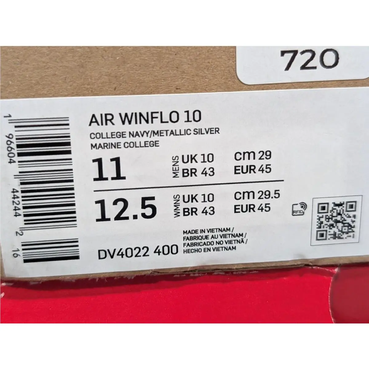 Nike shoes - Nike Air Winflo 10 - Air Winflo - DV4022-400 - Navy/Silver 8