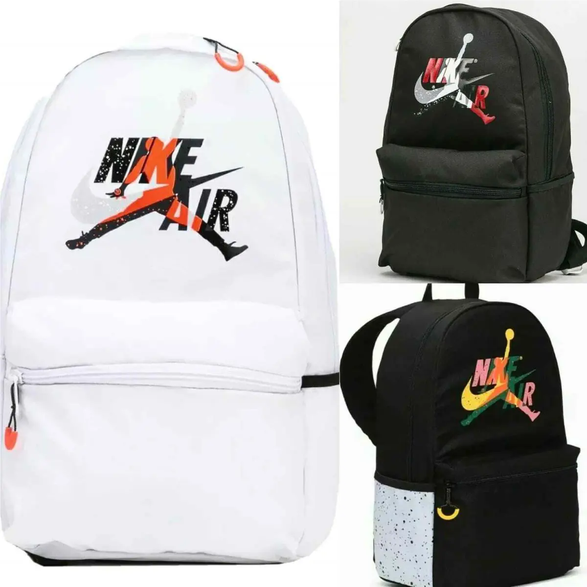 Nike Air Jordan Jumpman Classics Backpack Large 3Different Colors Laptop Compart