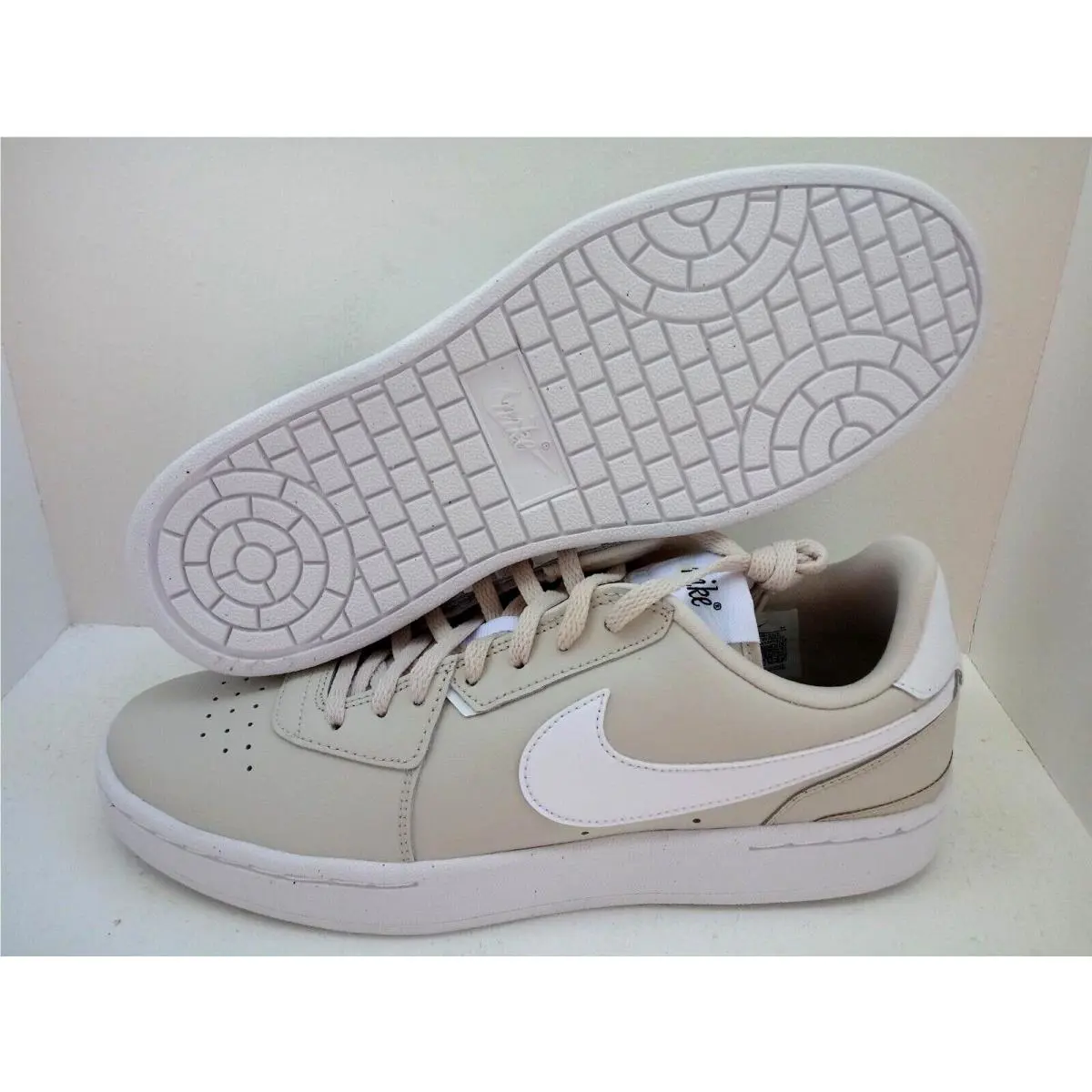 Nike shoes - Nike Court Blanc - Court Blanc - CI0808-105 - LT OREWOOD BROWN/WHITE-BLANC 0