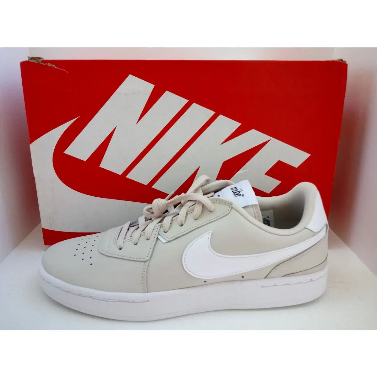 Nike shoes - Nike Court Blanc - Court Blanc - CI0808-105 - LT OREWOOD BROWN/WHITE-BLANC 1