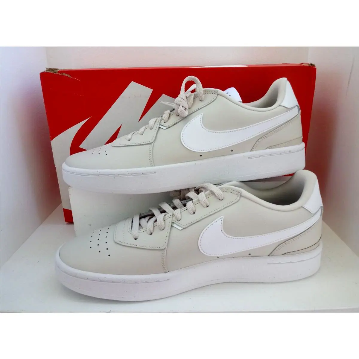 Nike shoes - Nike Court Blanc - Court Blanc - CI0808-105 - LT OREWOOD BROWN/WHITE-BLANC 12
