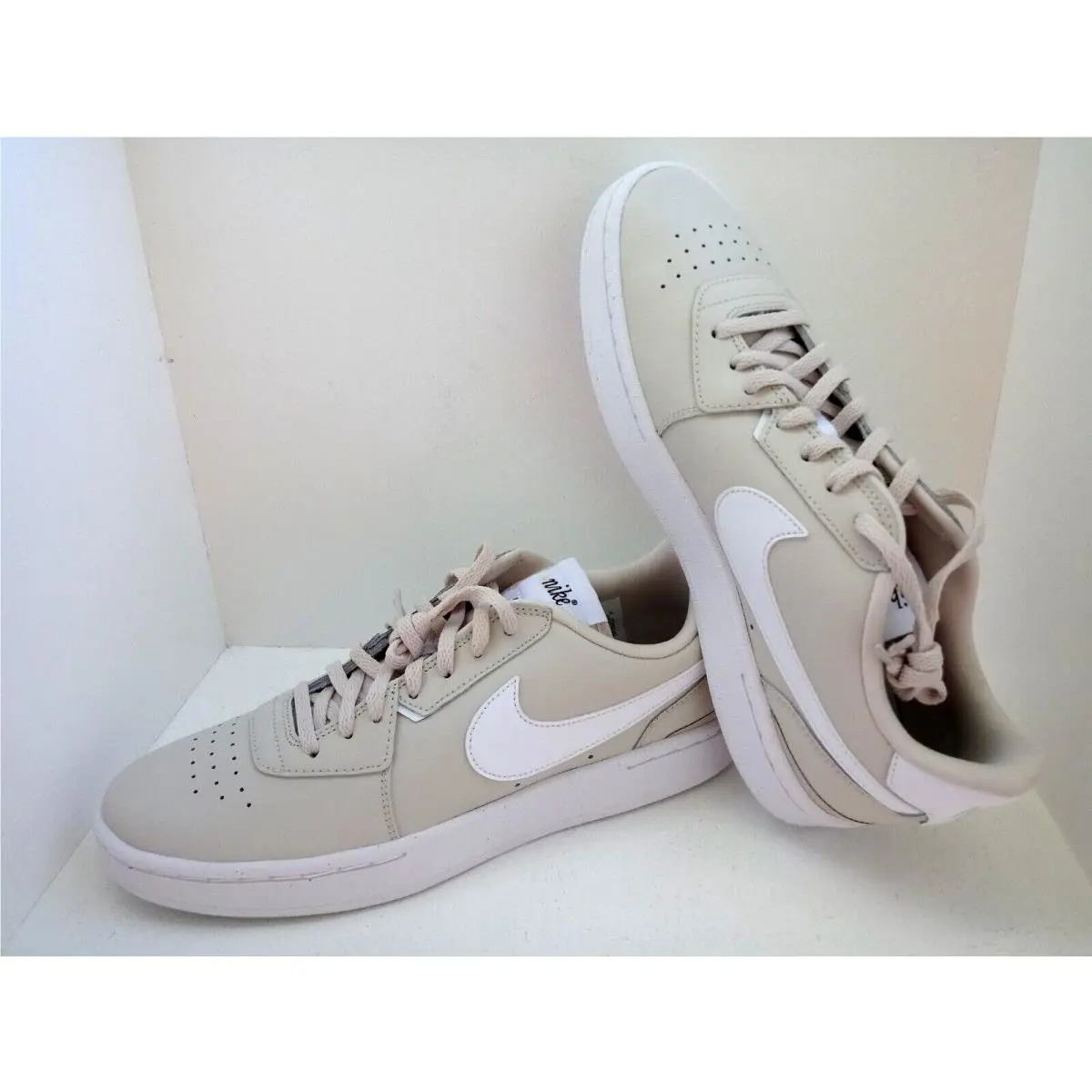 Nike shoes - Nike Court Blanc - Court Blanc - CI0808-105 - LT OREWOOD BROWN/WHITE-BLANC 20
