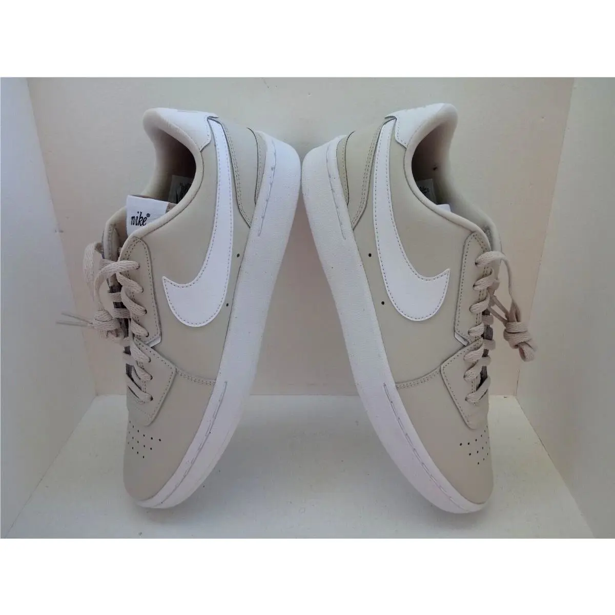 Nike shoes - Nike Court Blanc - Court Blanc - CI0808-105 - LT OREWOOD BROWN/WHITE-BLANC 17