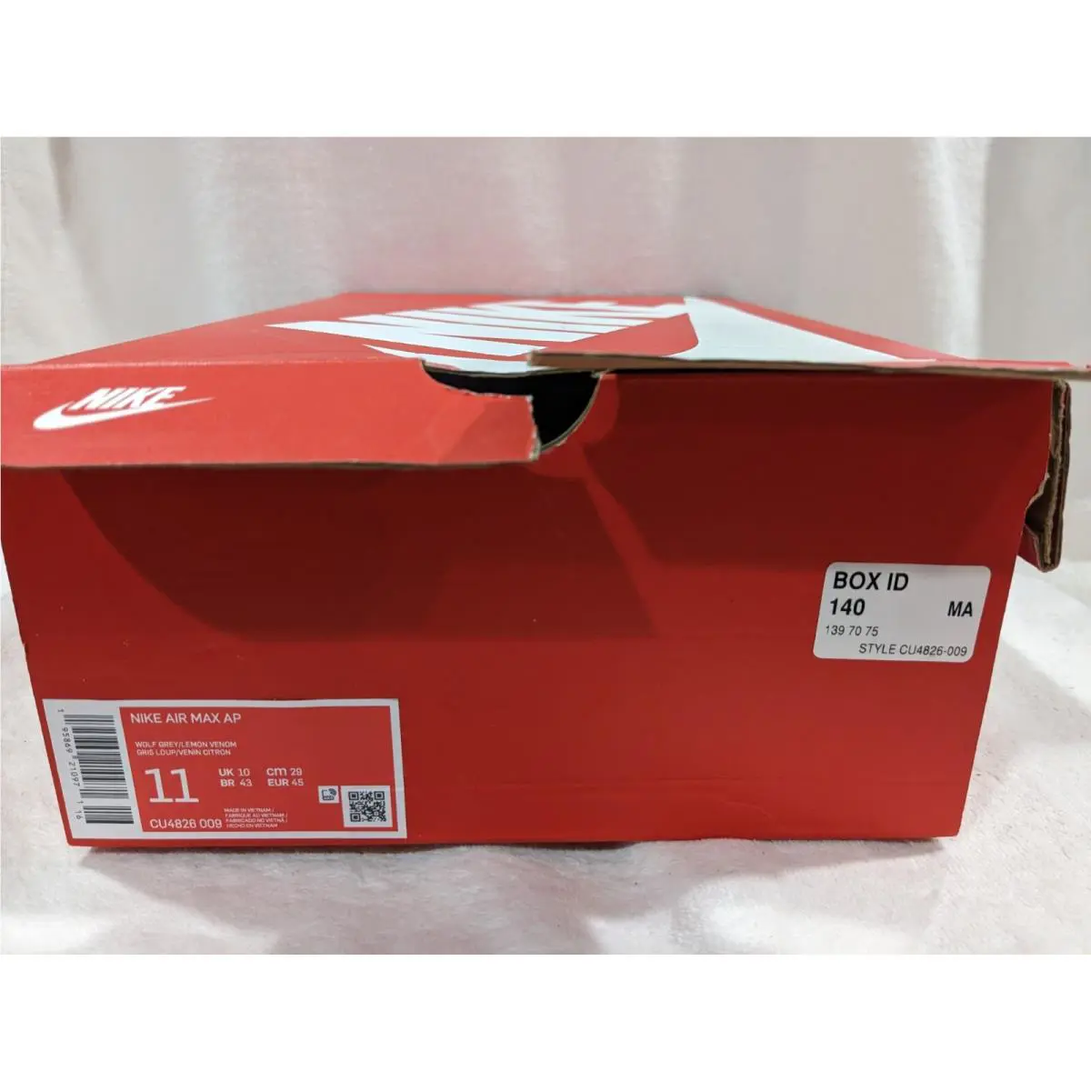 Nike shoes - Nike Air Max AP - Air Max - CU4826-009 - Wolf Grey/Lemon Venom 18