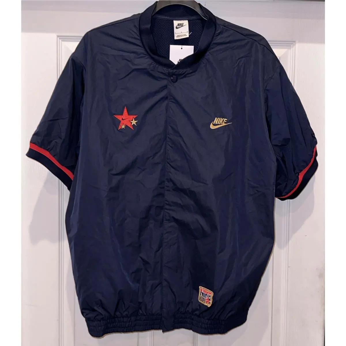 Nike clothing - Nike Authentics Warm Up Shirt Jacket - FN1456 - Blue 11