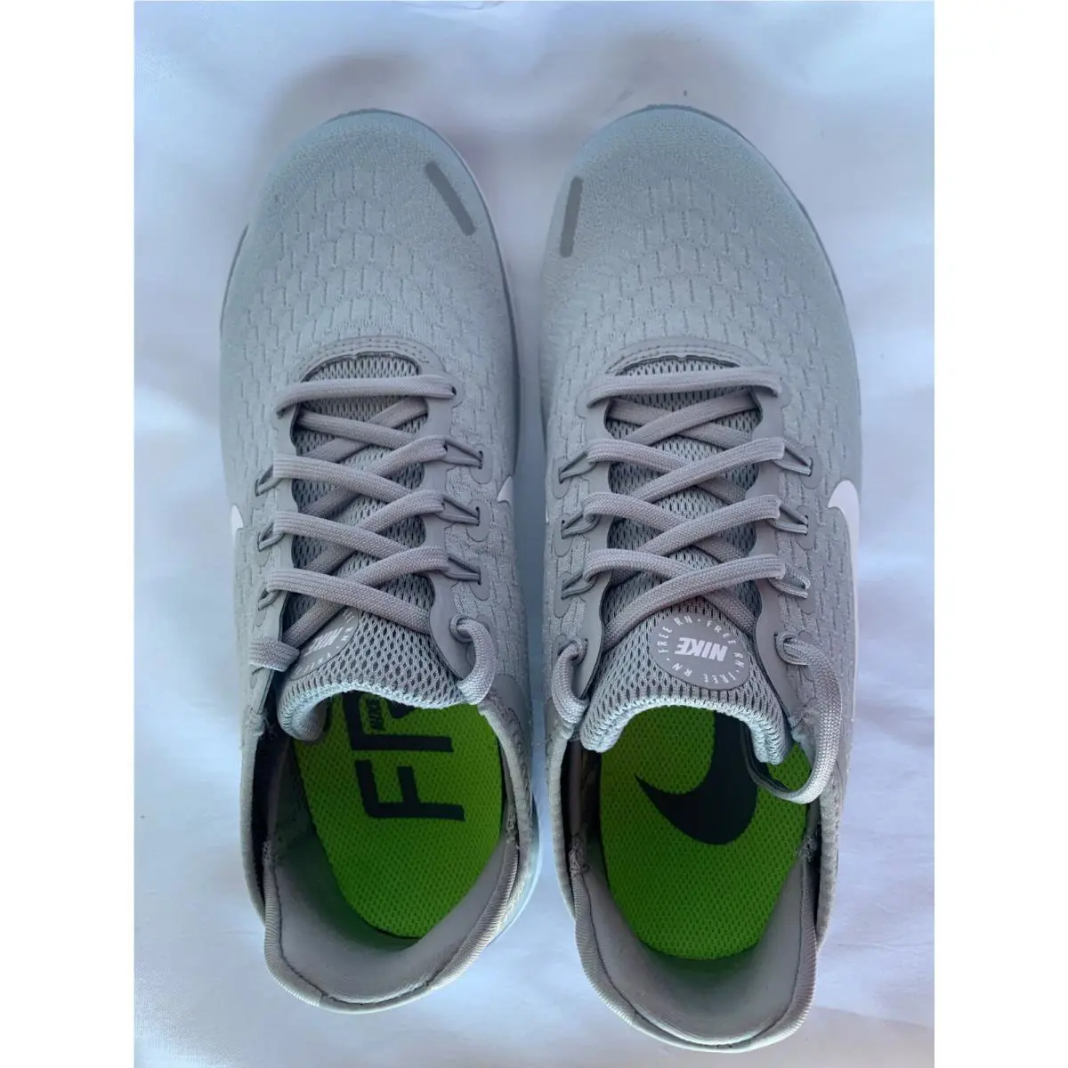 Nike shoes - Nike Free RN 2018 - Free - 942837-100 - Wolf GREY/wHITE 5