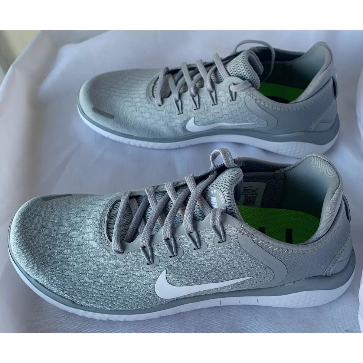 Nike shoes - Nike Free RN 2018 - Free - 942837-100 - Wolf GREY/wHITE 4