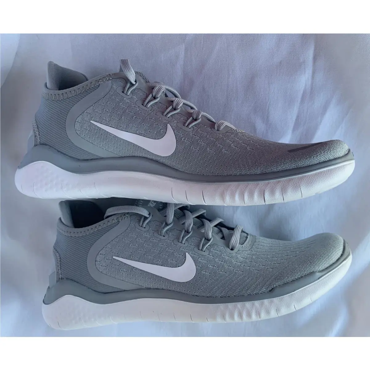 Nike shoes - Nike Free RN 2018 - Free - 942837-100 - Wolf GREY/wHITE 12