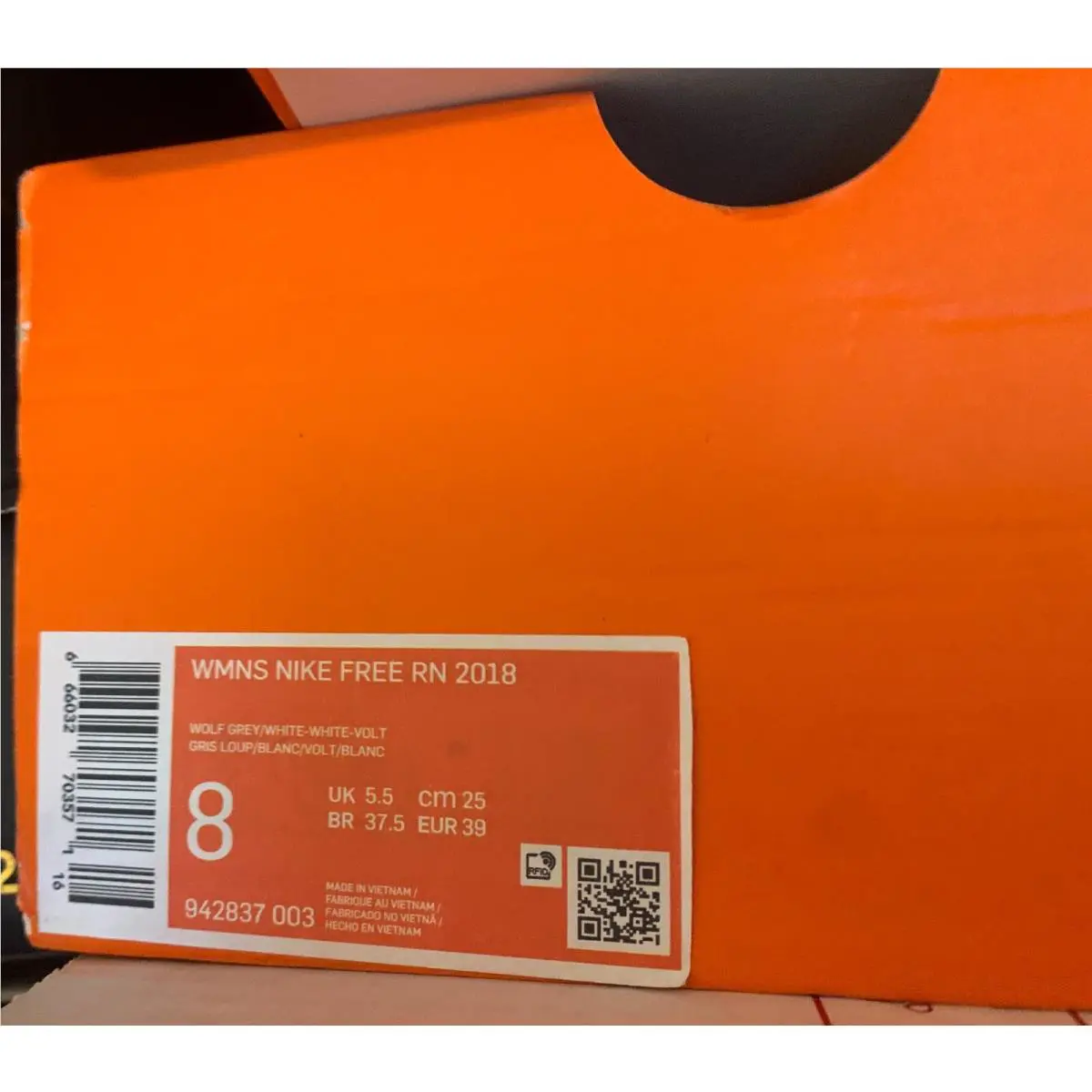 Nike shoes - Nike Free RN 2018 - Free - 942837-100 - Wolf GREY/wHITE 19