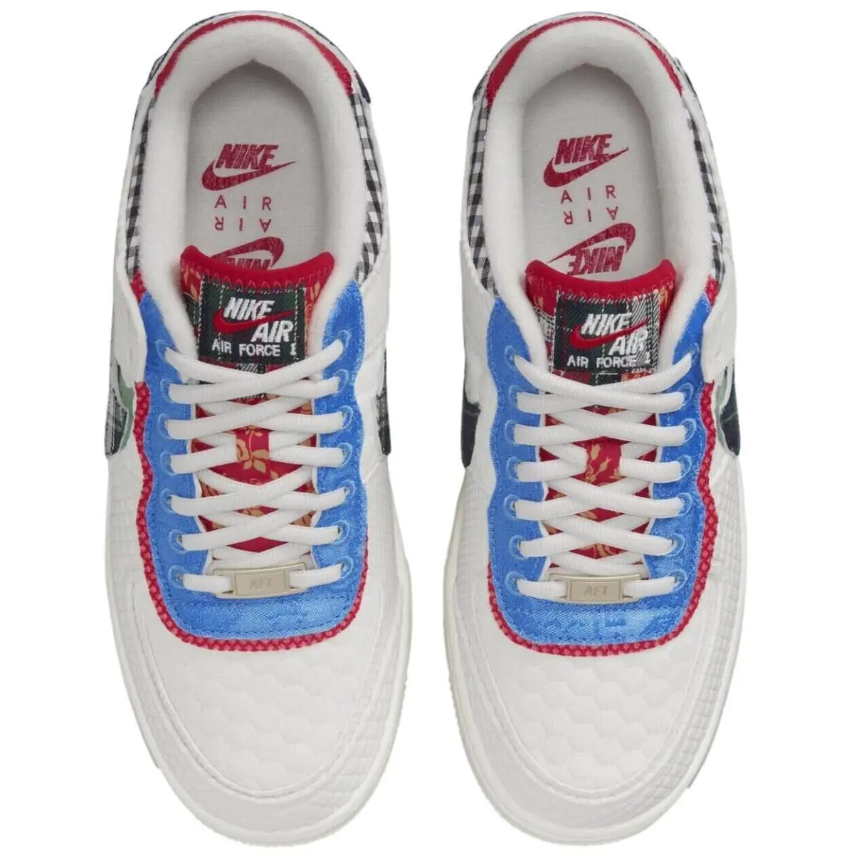 Nike shoes - Nike Air Force 1 Shadow - DZ5193-100 - SAIL/MULTI COLOR CLASSIC GREEN 2