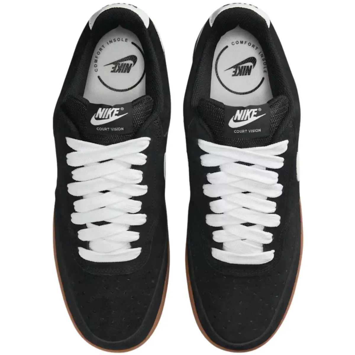 Nike shoes - Nike Court Vision Low - Court Vision Low - Black/White 42