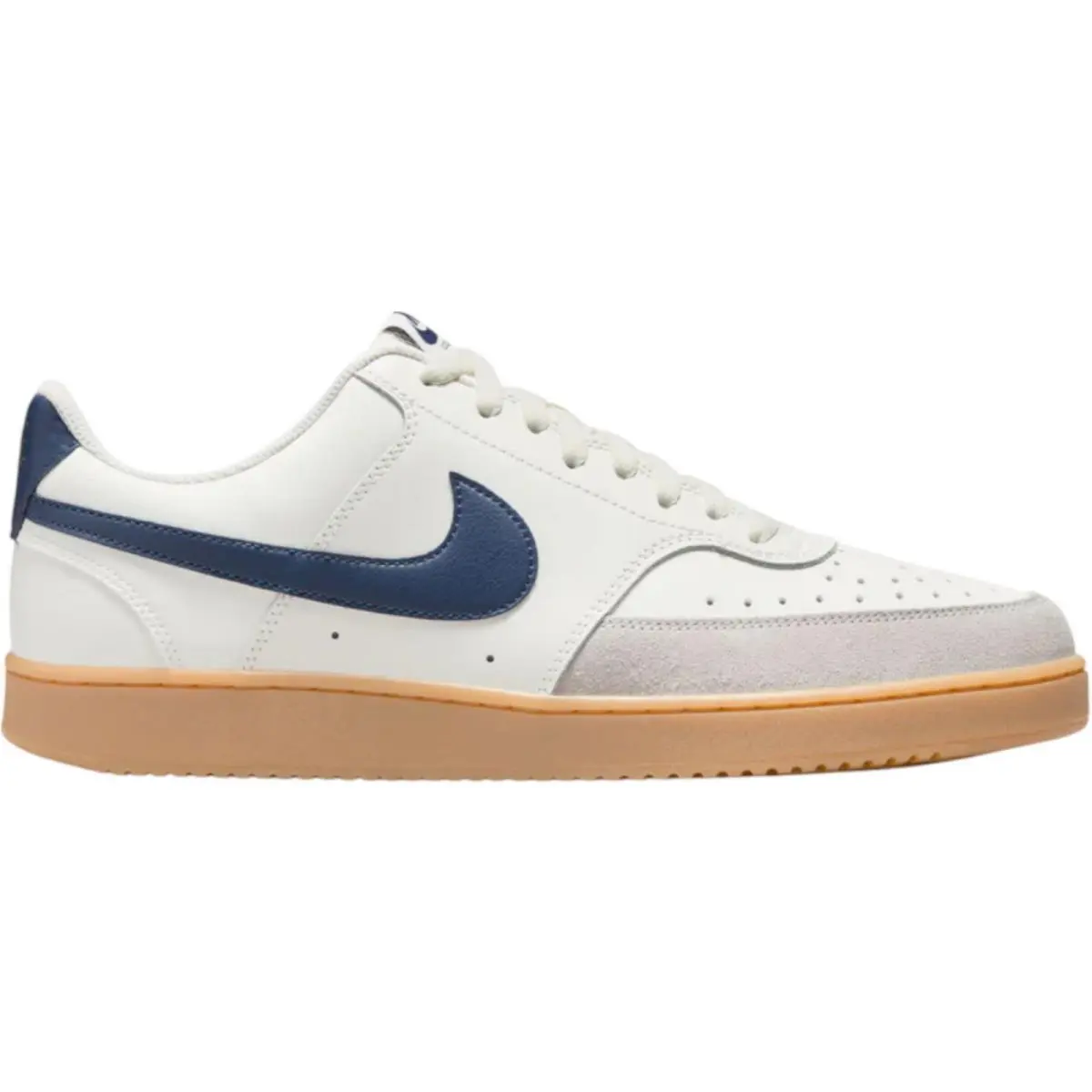 Court Vision Low Men Sneaker Shoe Size 7-14 Colors Athletic Sail/Gum Light Brown/Light Iron Ore/Navy by Nike
