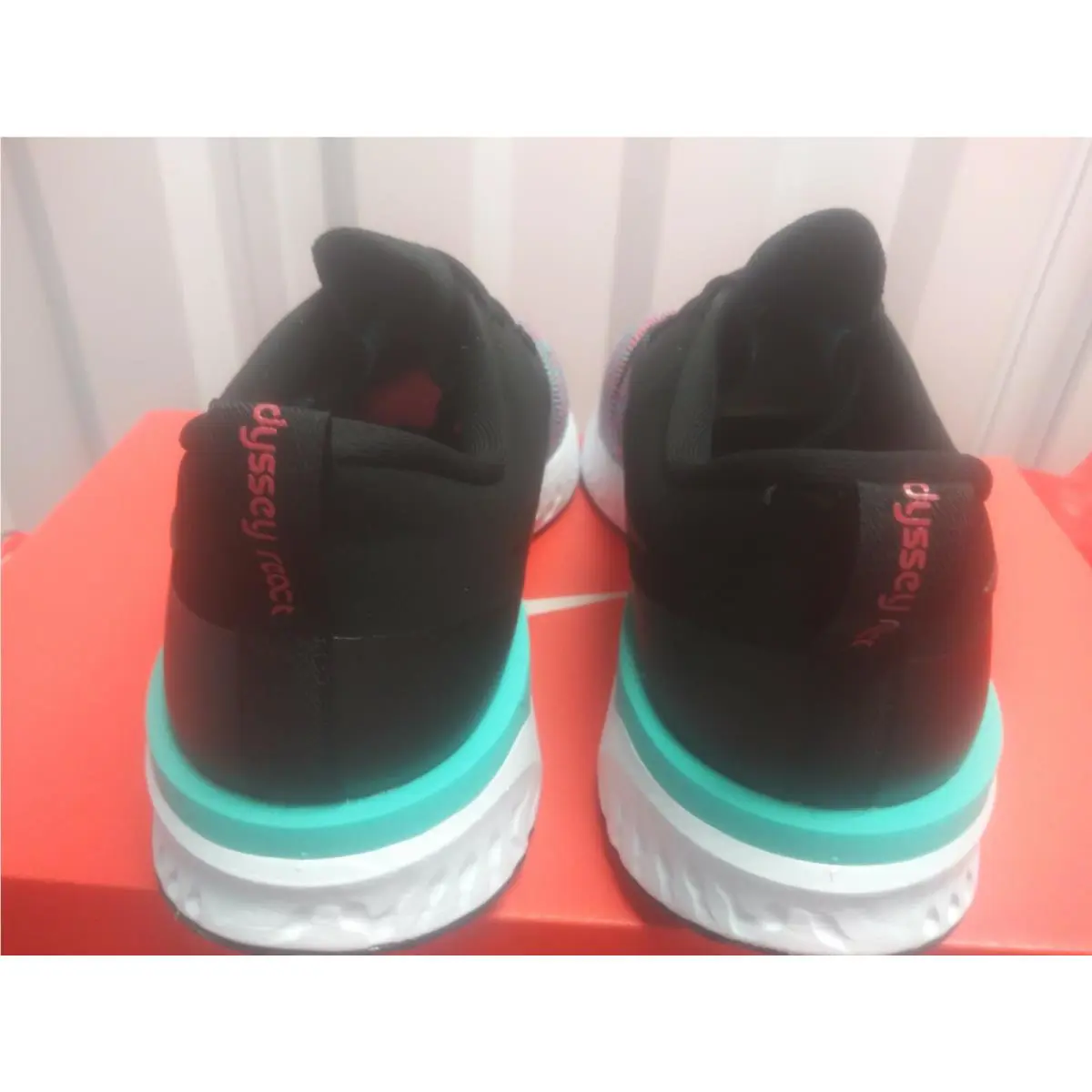 Nike shoes - Odyessey React - Odyessey React - Black/Black-Hyper Jade 10