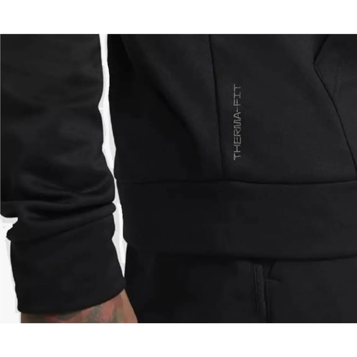 Nike clothing - DQ5401-010 - DQ5401-010 - Black with Gray nike logo, and Size: S 2