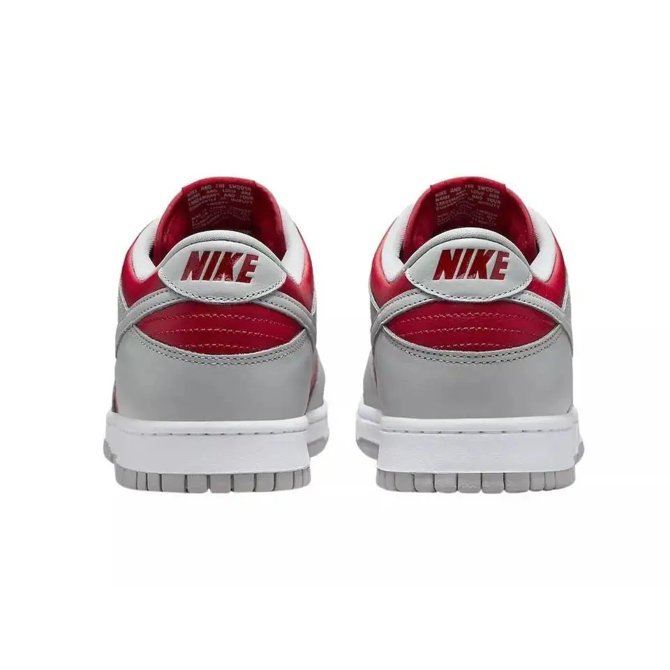 Nike shoes - Nike Dunk Low - Dunk Low - FQ6965 600 - VAIRSITY RED /SILVER- WHITE 3
