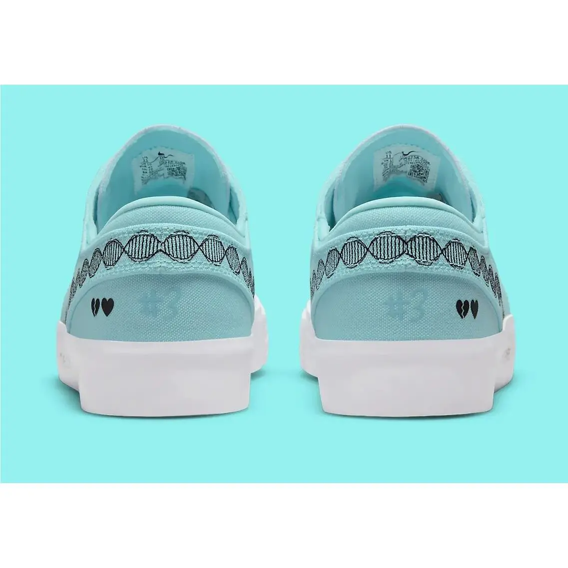 Nike shoes - Nike SB Zoom Stefan Janoski - DR6258-100 - White/Copa/Black/Crimson Bliss 13