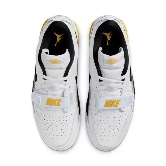 Nike shoes - Jordan Legacy 312 - Legacy - CD7069-107 - WHITE/BLACK-YELLOW OCHRE 5