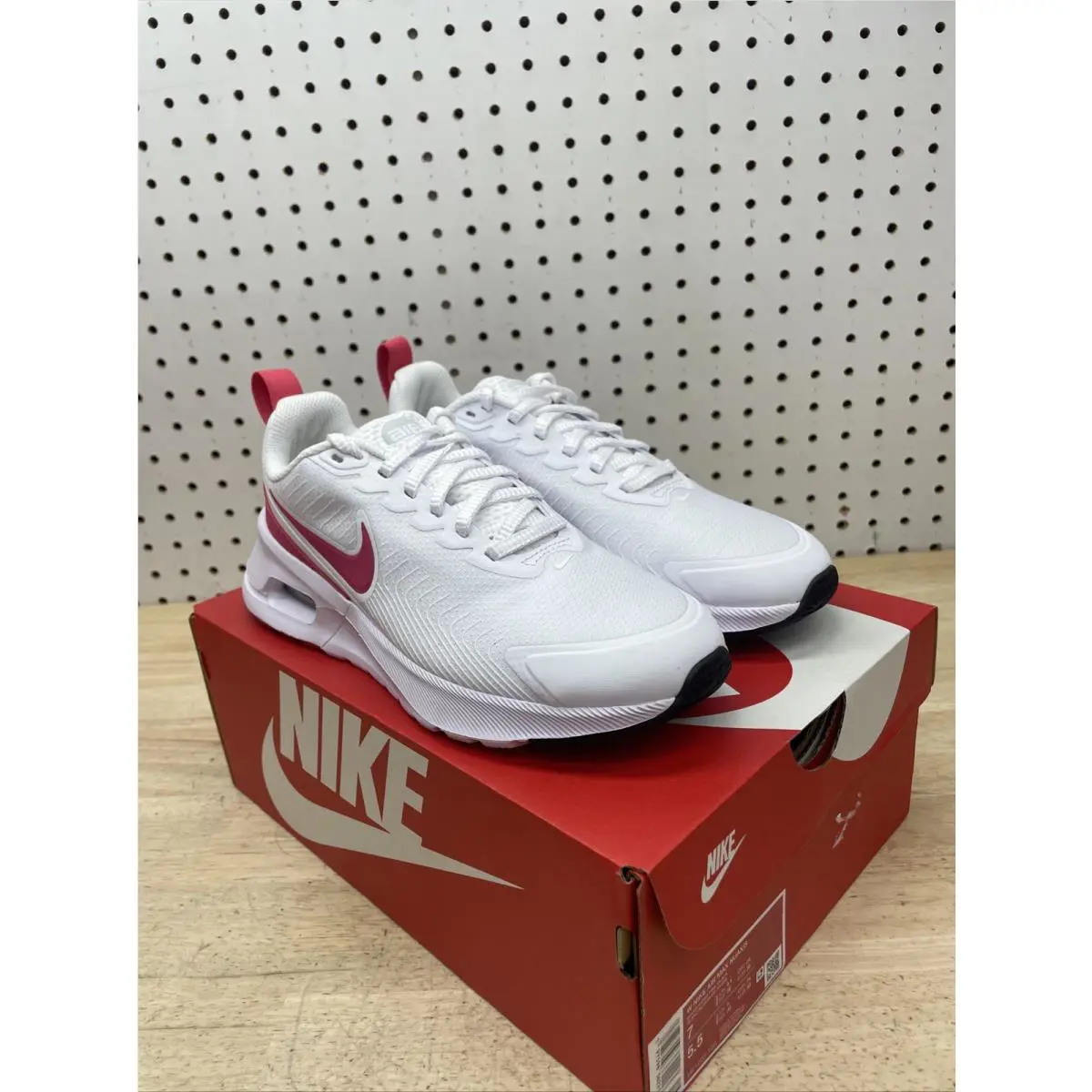 Nike shoes - Nike Women`s Air Max Nuaxis - HF1233-100 - WHITE / PINK 11