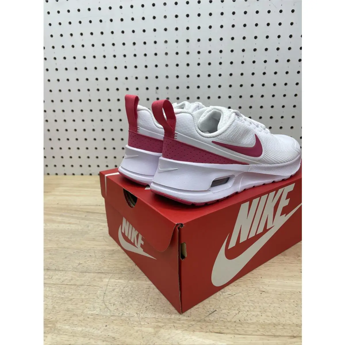 Nike shoes - Nike Women`s Air Max Nuaxis - HF1233-100 - WHITE / PINK 12