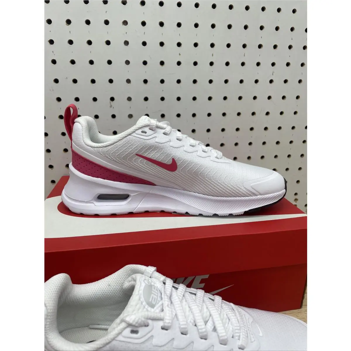 Nike shoes - Nike Women`s Air Max Nuaxis - HF1233-100 - WHITE / PINK 1