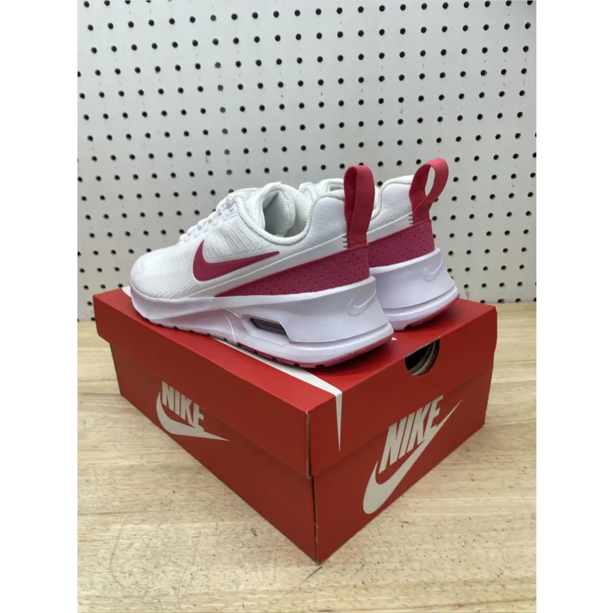 Nike shoes - Nike Women`s Air Max Nuaxis - HF1233-100 - WHITE / PINK 9