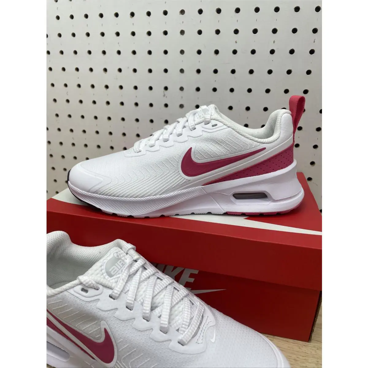 Nike shoes - Nike Women`s Air Max Nuaxis - HF1233-100 - WHITE / PINK 0