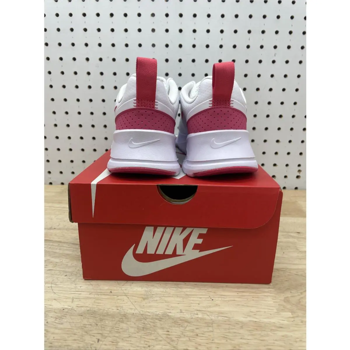Nike shoes - Nike Women`s Air Max Nuaxis - HF1233-100 - WHITE / PINK 7