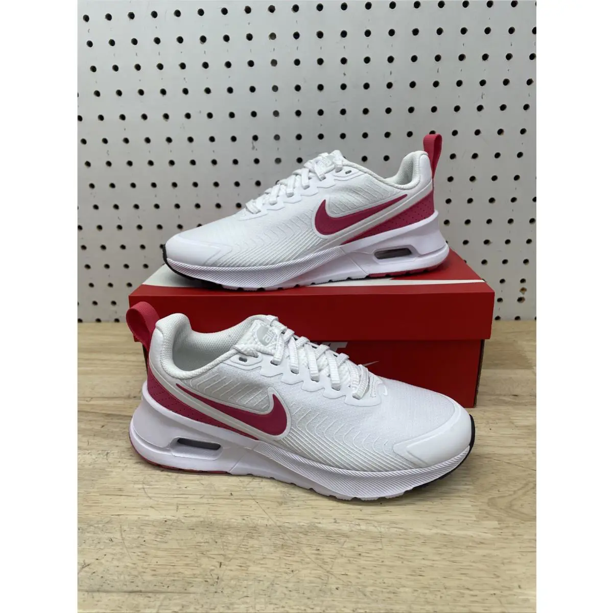 Nike shoes - Nike Women`s Air Max Nuaxis - HF1233-100 - WHITE / PINK 14