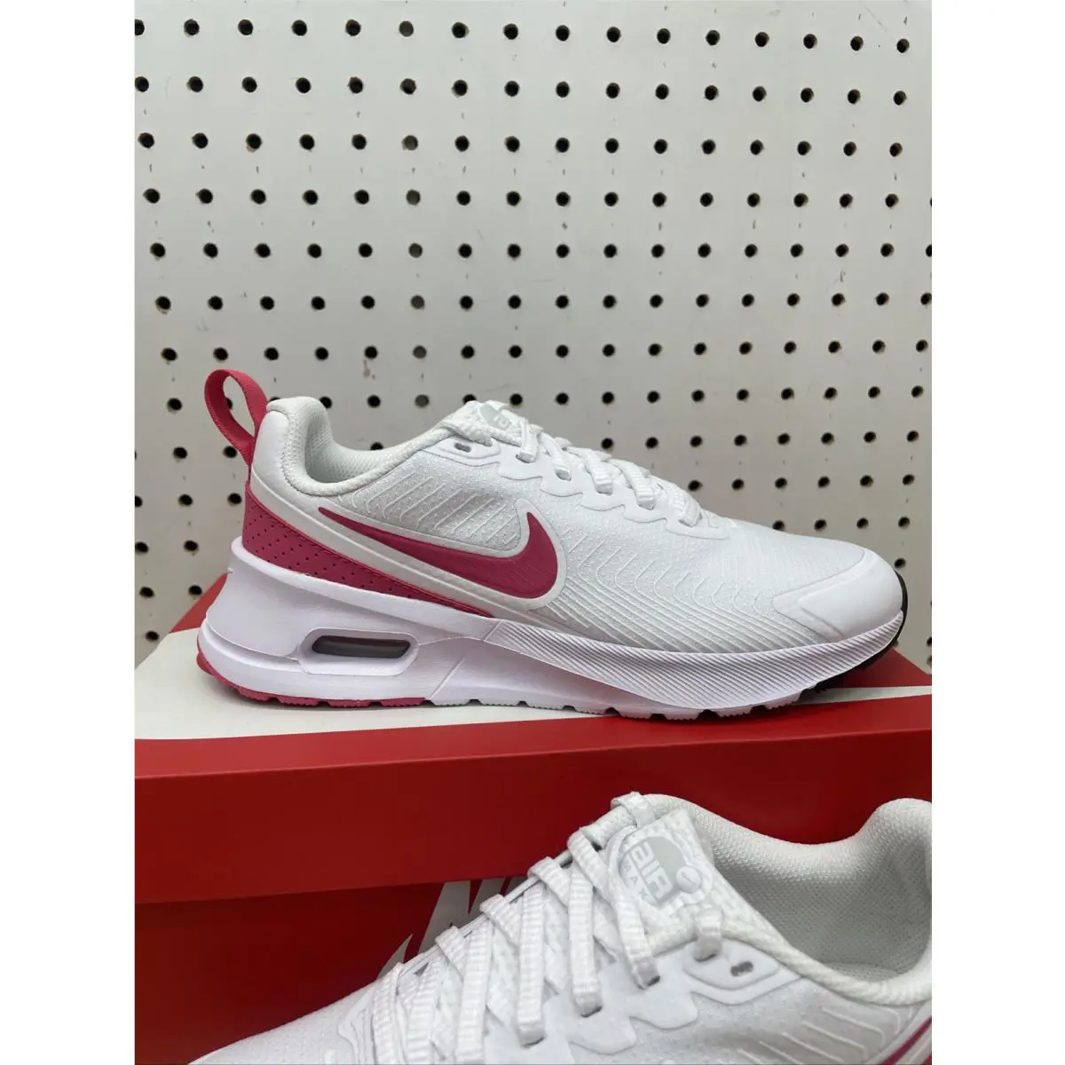 Nike shoes - Nike Women`s Air Max Nuaxis - HF1233-100 - WHITE / PINK 17