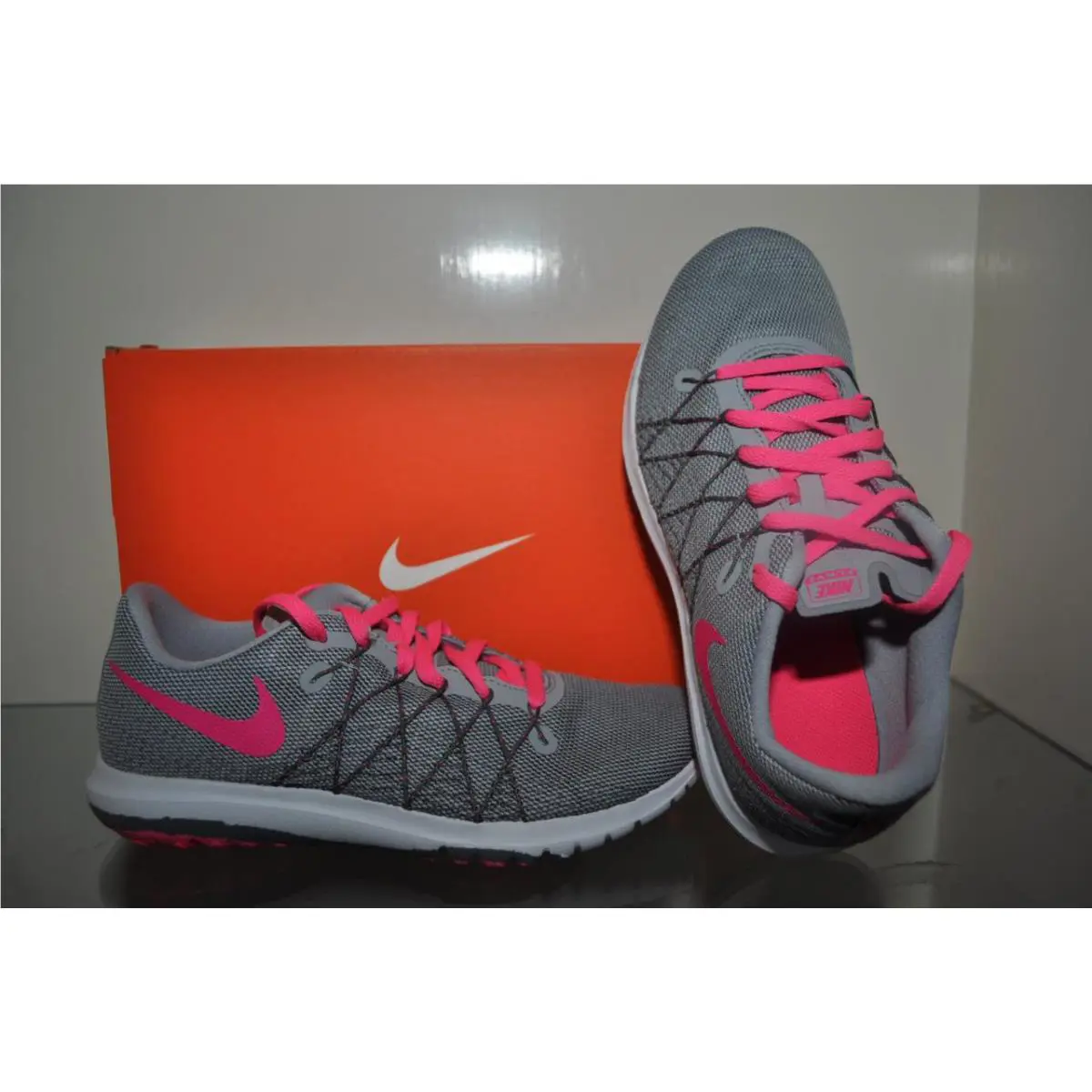 Nike shoes - Nike Flex Fury - Flex Fury - Grey/Pink 3