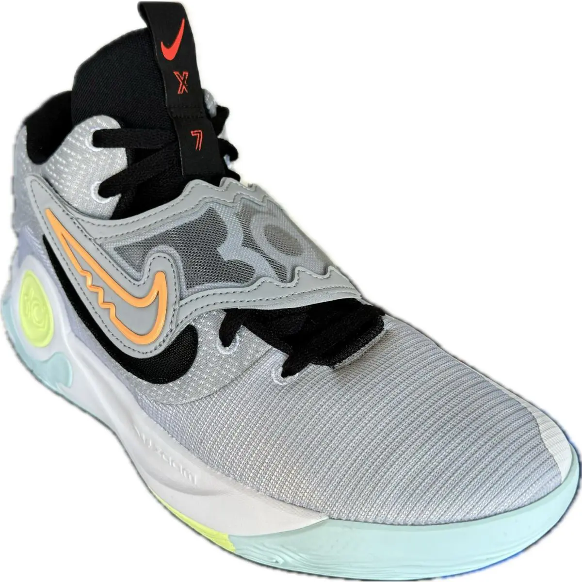 Nike shoes - Nike KD Trey 5 - Trey - DD9538 - Wolf Grey/White-Balley Volt (UPC: 196149550763) 5