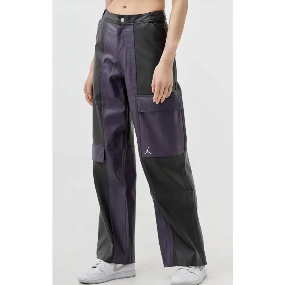 Nike clothing - Nike Jordan New Classics 2.0 Luxe Plush Faux Leather Pants - DJ2719 - Black 12